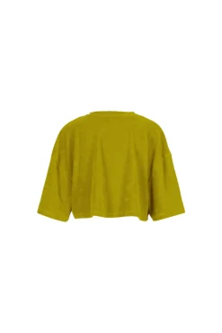 Clearance Karo Kauer Frottee T-Shirt Olive