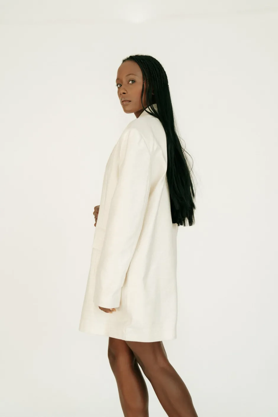 Sale Karo Kauer Glam Blazer Dress Champagner