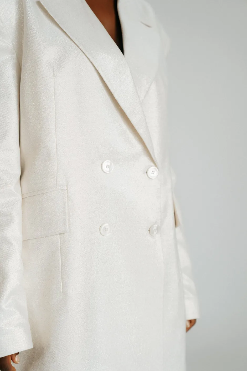 Sale Karo Kauer Glam Blazer Dress Champagner