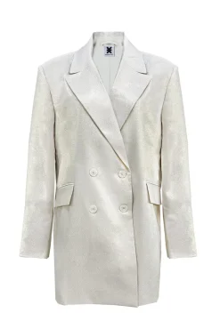 Sale Karo Kauer Glam Blazer Dress Champagner