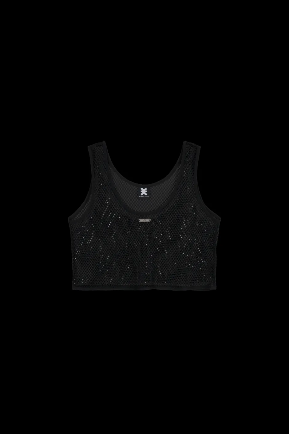 Hot Karo Kauer Glitter Net Top