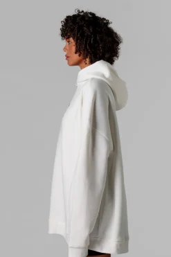 Hot Karo Kauer Hoodie Dress Creme