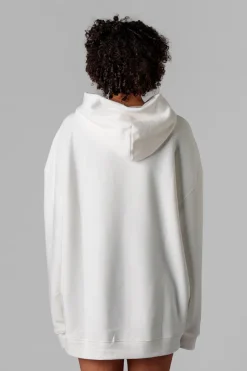 Hot Karo Kauer Hoodie Dress Creme