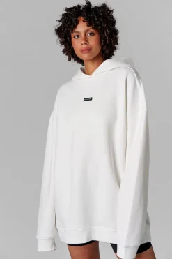 Hot Karo Kauer Hoodie Dress Creme