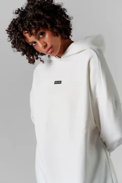 Hot Karo Kauer Hoodie Dress Creme