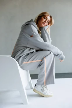 Online Karo Kauer Hoodie Grey 040