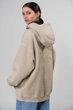 Outlet Karo Kauer Hoodie Washed Sand