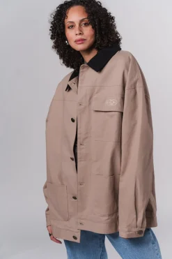 Outlet Karo Kauer Jacket Cord Collar