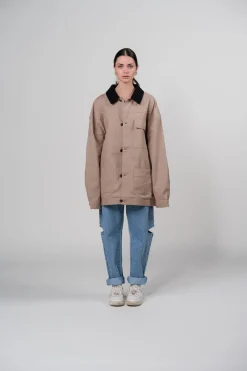 Outlet Karo Kauer Jacket Cord Collar