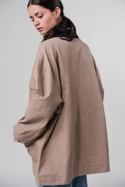 Outlet Karo Kauer Jacket Cord Collar