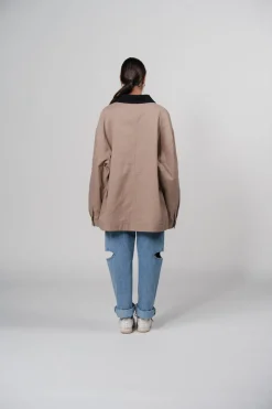 Outlet Karo Kauer Jacket Cord Collar