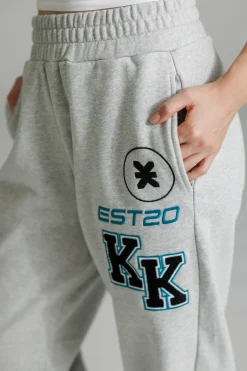 Clearance Karo Kauer Jogger Pants Grey Melange