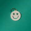 Sale Karo Kauer Keychain Smiley Creme