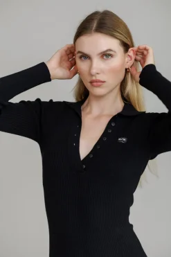 Hot Karo Kauer Knit Body Black