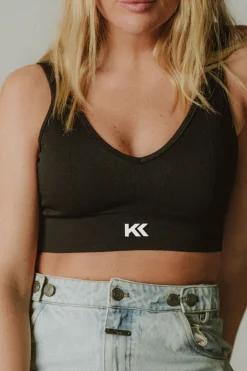 Clearance Karo Kauer Knit Bralette Black