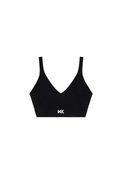 Clearance Karo Kauer Knit Bralette Black