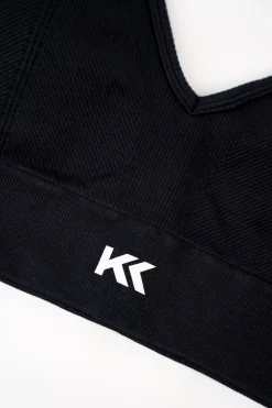 Clearance Karo Kauer Knit Bralette Black