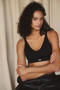 Clearance Karo Kauer Knit Bralette Black