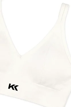Discount Karo Kauer Knit Bralette Creme