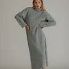 Clearance Karo Kauer Knit Dress Silver Grey