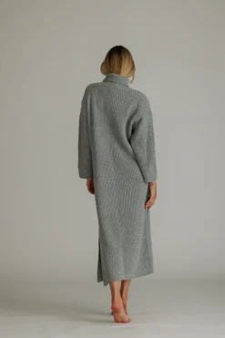 Clearance Karo Kauer Knit Dress Silver Grey