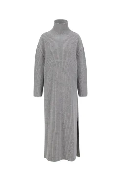 Clearance Karo Kauer Knit Dress Silver Grey