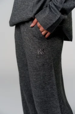 Clearance Karo Kauer Knit Pants Dark Grey