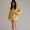 Sale Karo Kauer Knit Shorts Light Yellow