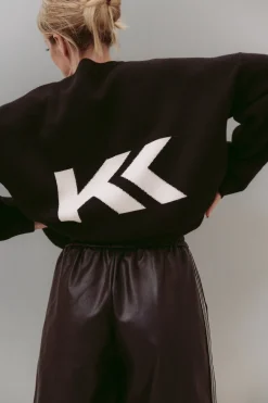 Fashion Karo Kauer Knit Sweater KK