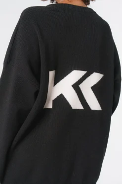Fashion Karo Kauer Knit Sweater KK