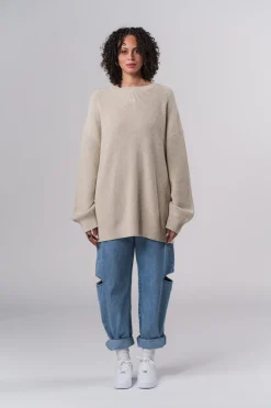 Online Karo Kauer Knit Sweater Sand