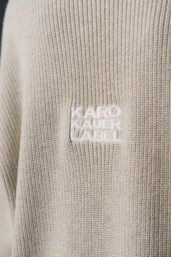 Online Karo Kauer Knit Sweater Sand