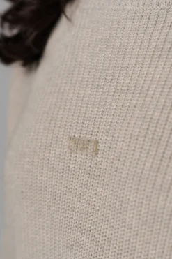 Online Karo Kauer Knit Sweater Sand