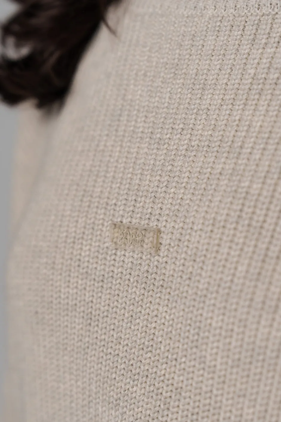 Online Karo Kauer Knit Sweater Sand