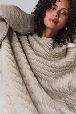 Online Karo Kauer Knit Sweater Sand