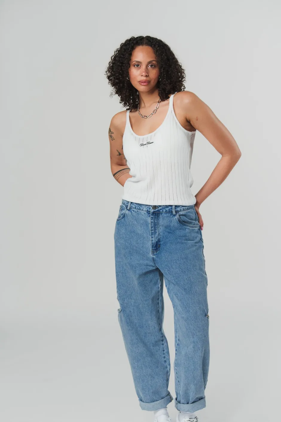 Discount Karo Kauer Knit Top White