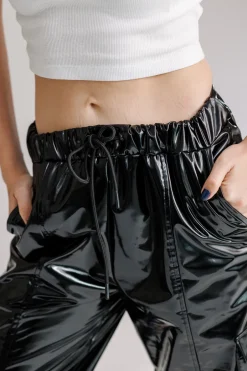 Hot Karo Kauer Laquer Pants Black