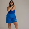 Discount Karo Kauer Long Shorts Sonic Blue