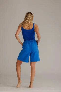 Discount Karo Kauer Long Shorts Sonic Blue