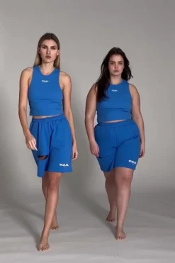 Discount Karo Kauer Long Shorts Sonic Blue