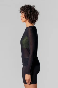 Clearance Karo Kauer Mesh Longsleeve Black