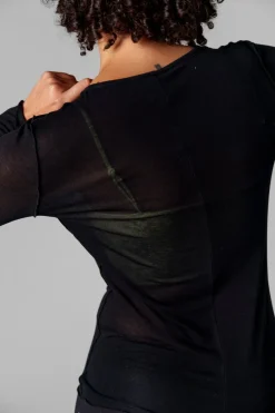 Clearance Karo Kauer Mesh Longsleeve Black