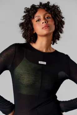 Clearance Karo Kauer Mesh Longsleeve Black