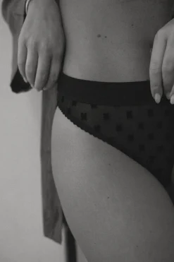 Outlet Karo Kauer Mesh Panty Black