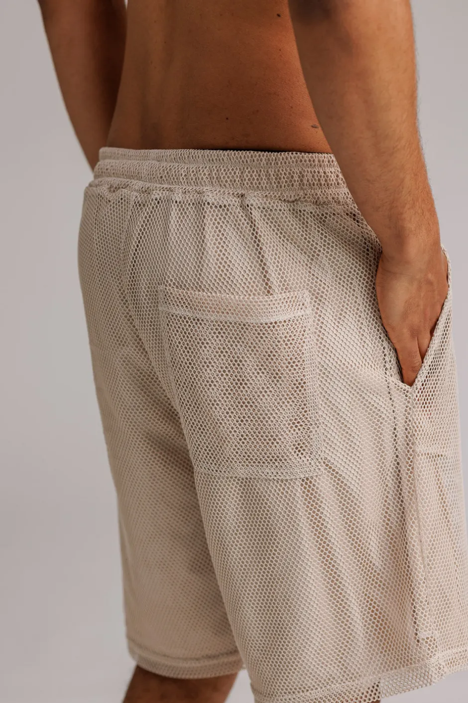 Outlet Karo Kauer Mesh Shorts Sand