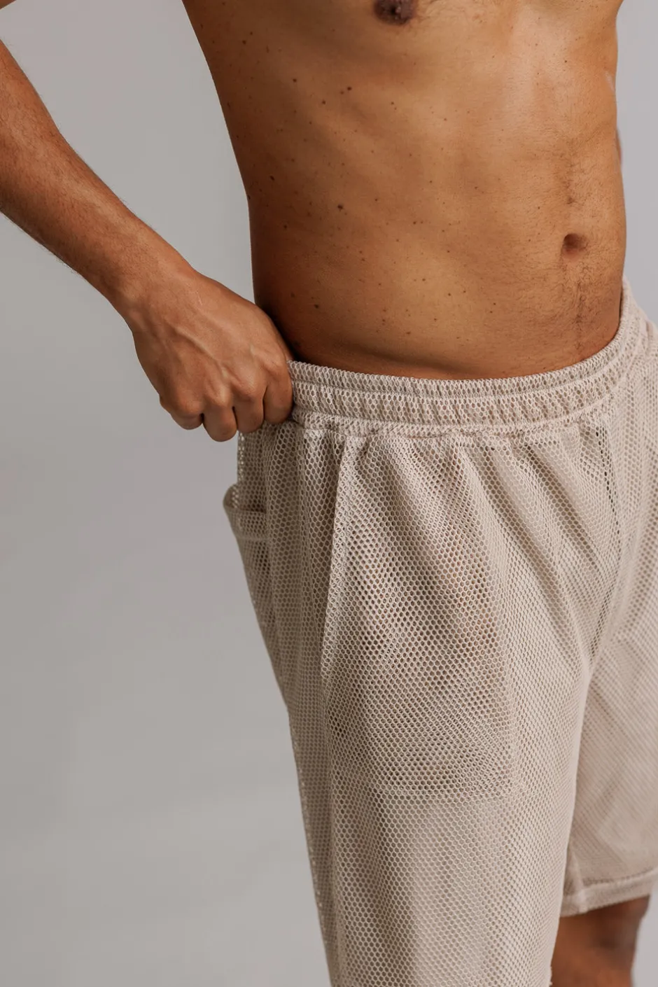 Outlet Karo Kauer Mesh Shorts Sand