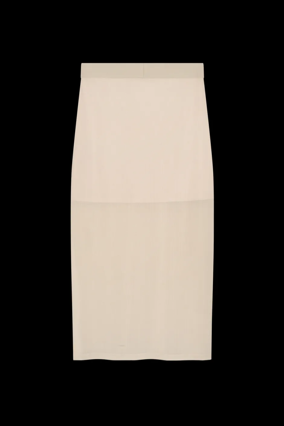 Fashion Karo Kauer Mesh Skirt Creme