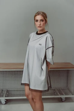 Online Karo Kauer Mesh T-Shirt Layered