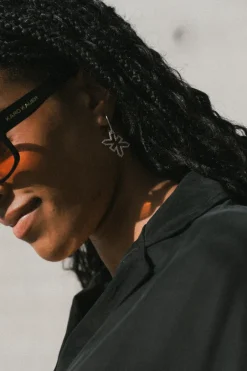 Hot Karo Kauer Oval Hoops Silver