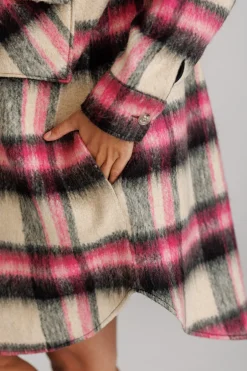 Fashion Karo Kauer Overjacket Checkered